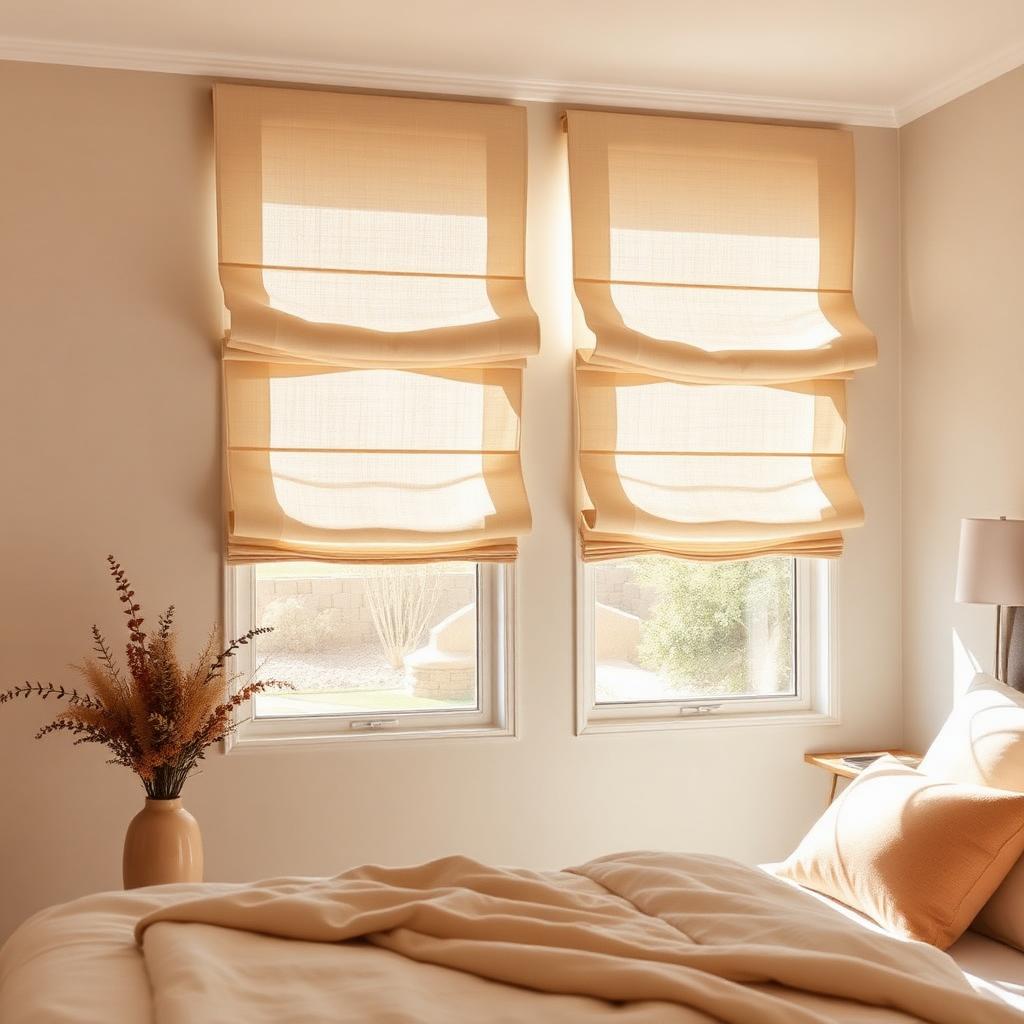 Roman Shades — custom window treatments