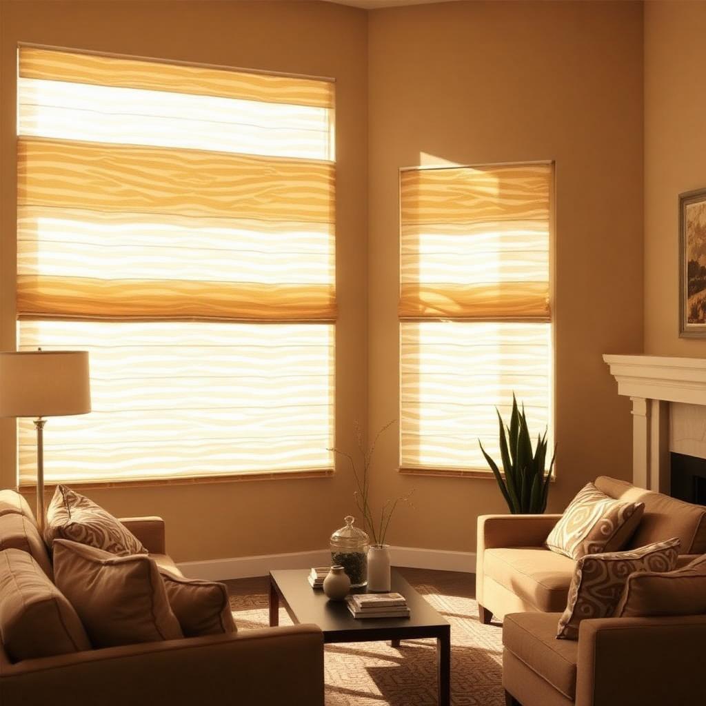 Zebra / Dual-Layer Shades — custom window treatments